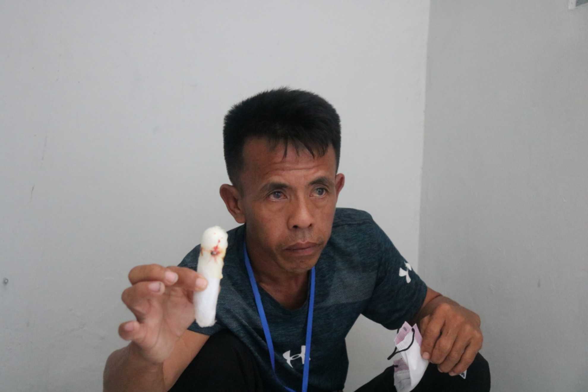 Pria yang diamankan Petugas Lapas Madiun