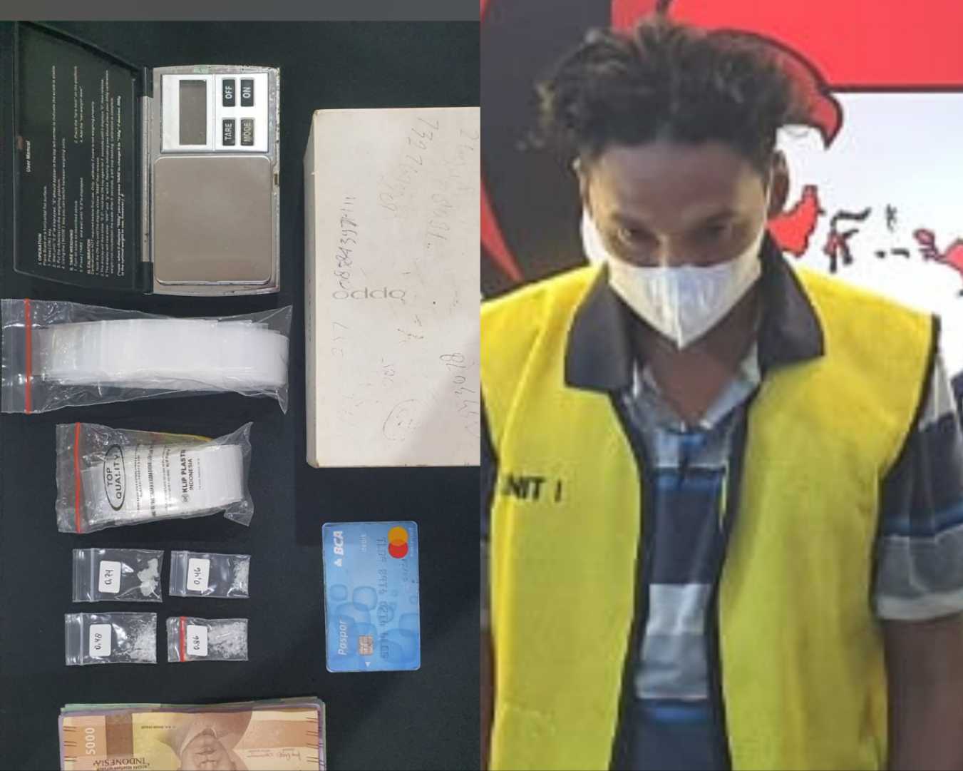 Pelaku sabu dan barang bukti sabu sabu