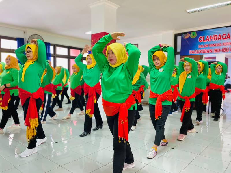 PIPAS Lapas Pamekasan Ikuti Senam Bersama secara Virtual