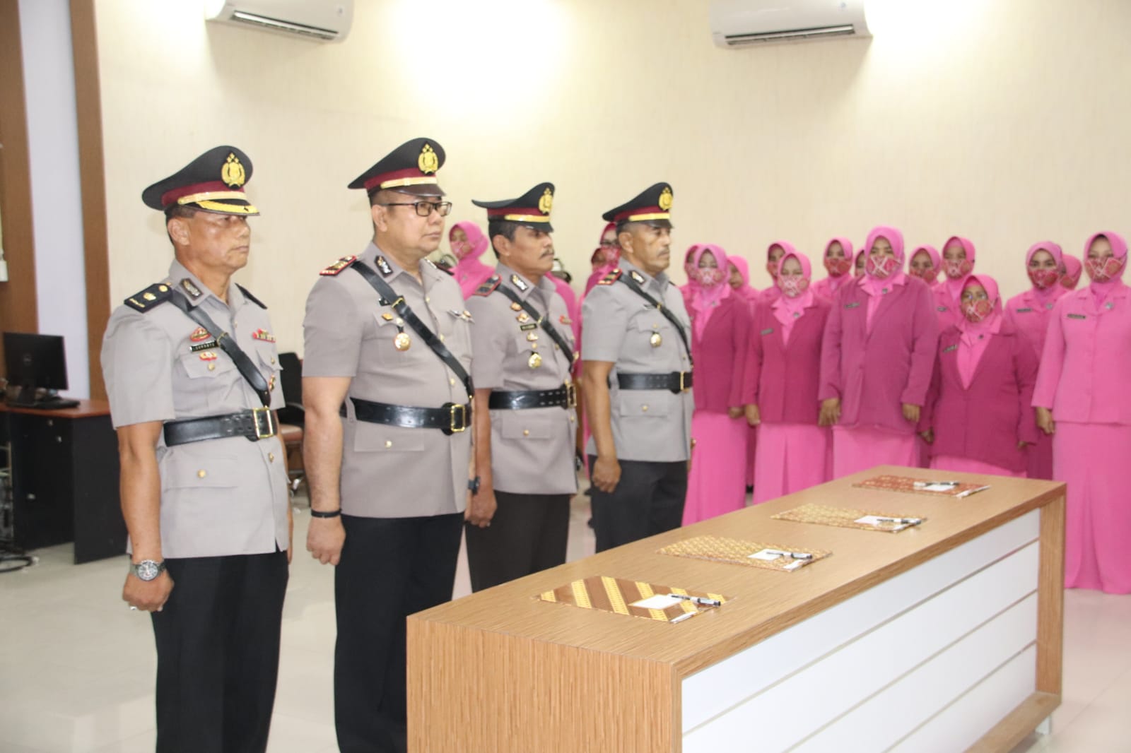 Serah terima jabatan Polres Sumenep 