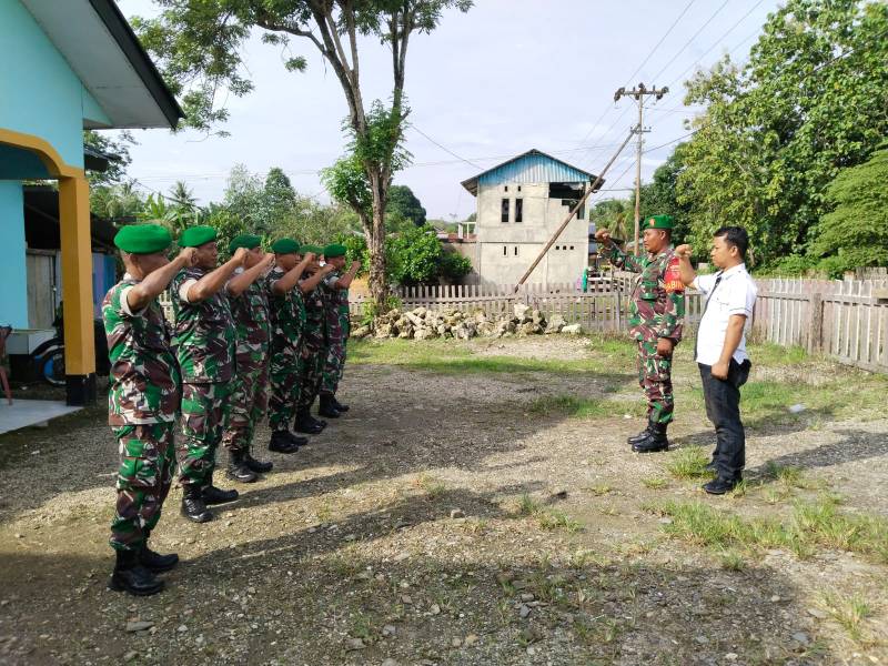 Apel Bersama di Halaman Kantor Desa Waetele, Kecamatan Wseapo, Kabupaten Buru, Maluku