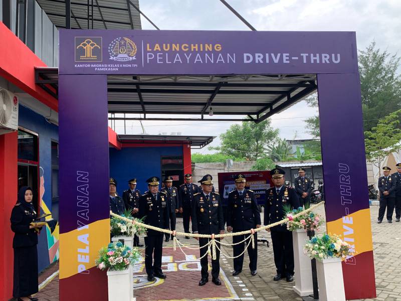 Launching Pelayanan Drive-Thru Imigrasi Pamekasan 