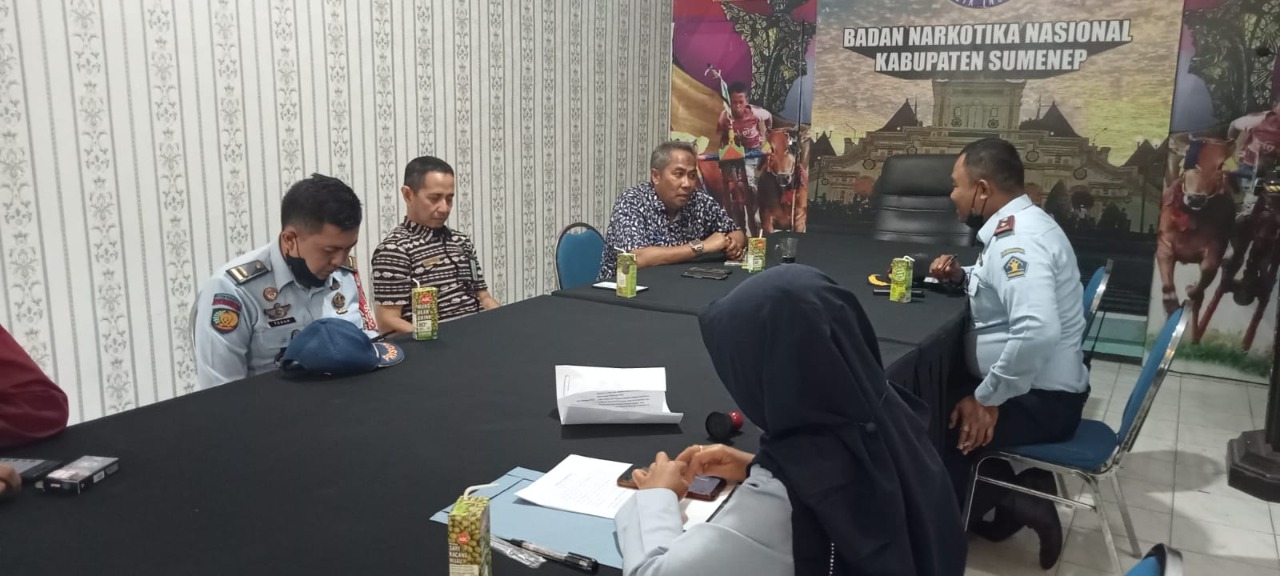 Karutan Sumenep Sambangi BNNK Sumenep dan Dinas Kesehatan Sumenep