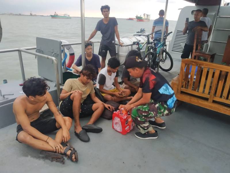 Korban Laka Laut Kebakaran Kapal
