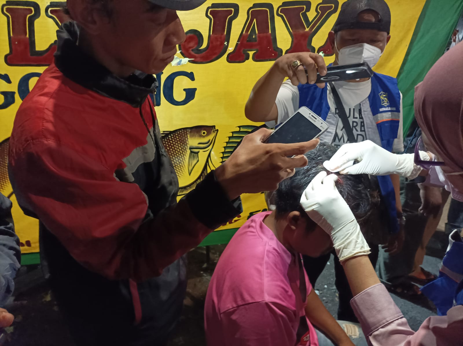 Korban alami luka bacok dikepala