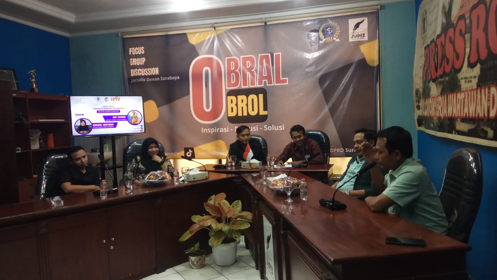 Diskusi inspiratif Jurnalis DPRD kota Surabaya 