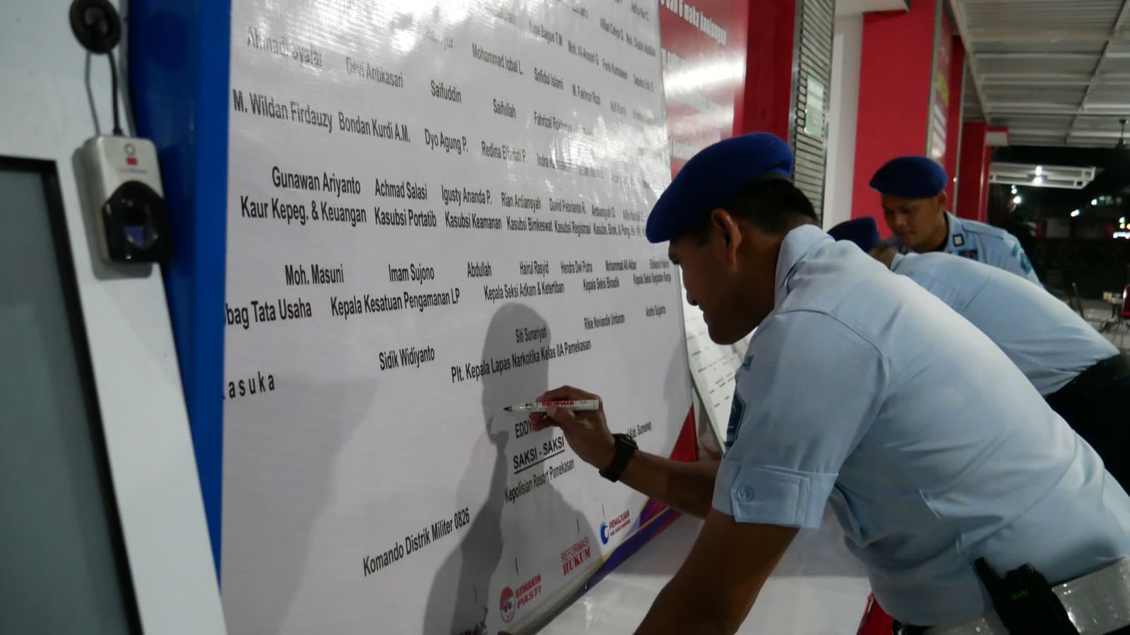 Ikrar Barantas Narkoba, Lapas Narkotika Kelas IIA dan Polres Pamekasan