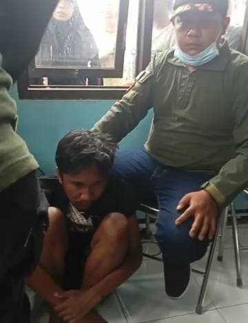 Pelaku ODGJ yang diamankan polisi