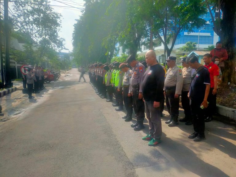 Polsek Mulyorejo bersama rayon tiga lakukan pengamanan 