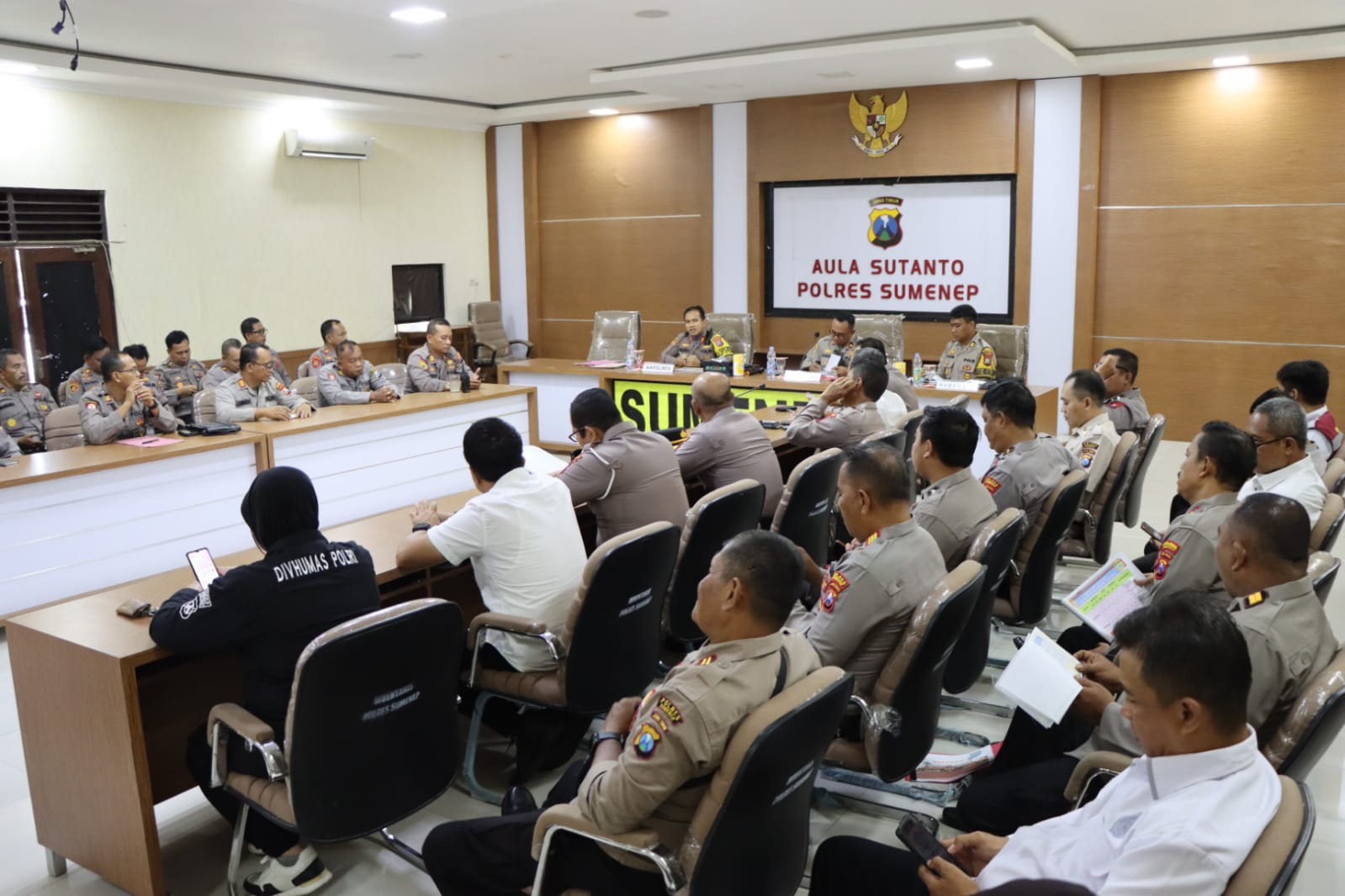 Polres Sumenep Gelar Opsnal Anev Sitkamtibmas 