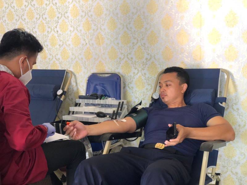 Rutan Kelas ll B Sumenep gelar donor