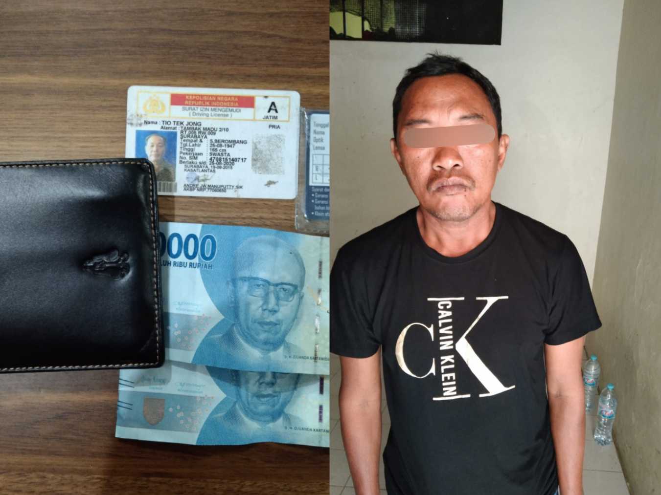 Pelaku pencurian di Polsek Genteng 