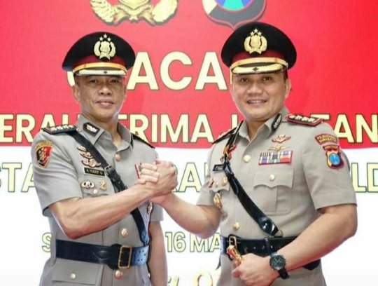 Kombes Pol Pasma Royce resmi jabat Kapolrestabes Surabaya menggantikan Kombes Pol Akhmad Yusep Gunawan.