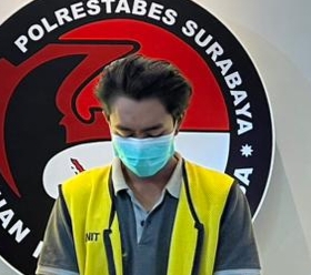 Pengedar sabu yang diamankan Polrestabes Surabaya