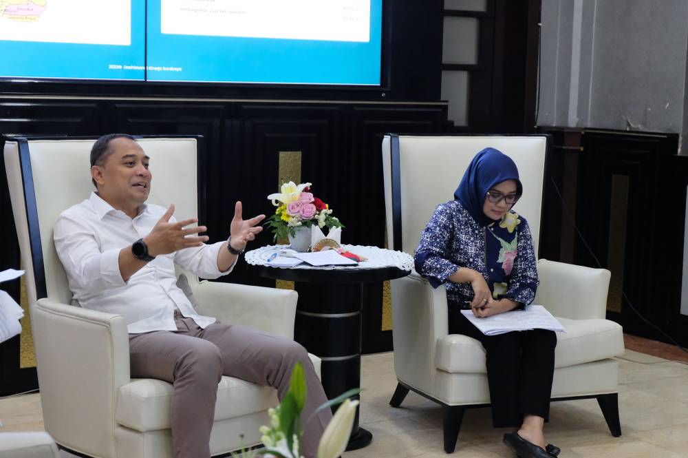 Wali kota Surabaya Eri Cahyadi 