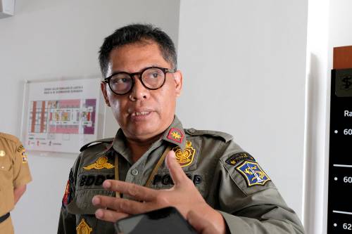 Kepala Satpol PP Kota Surabaya, Eddy Christianto 