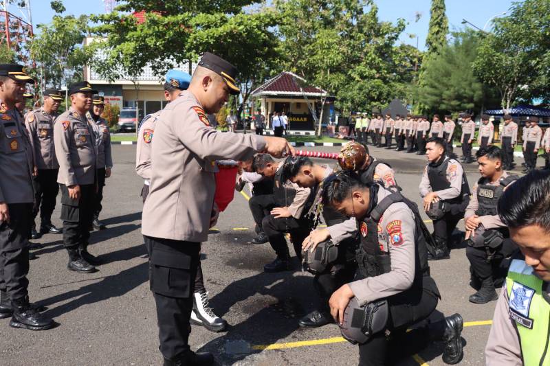 Tim Sakera Dan Tim Panther Polres Sampang Jelang Hari Raya