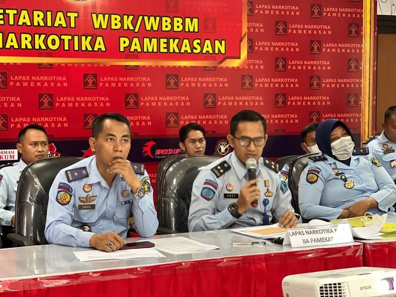 Lapas Narkotika Kelas 1A Pamekasan gelar rapat evaluasi 