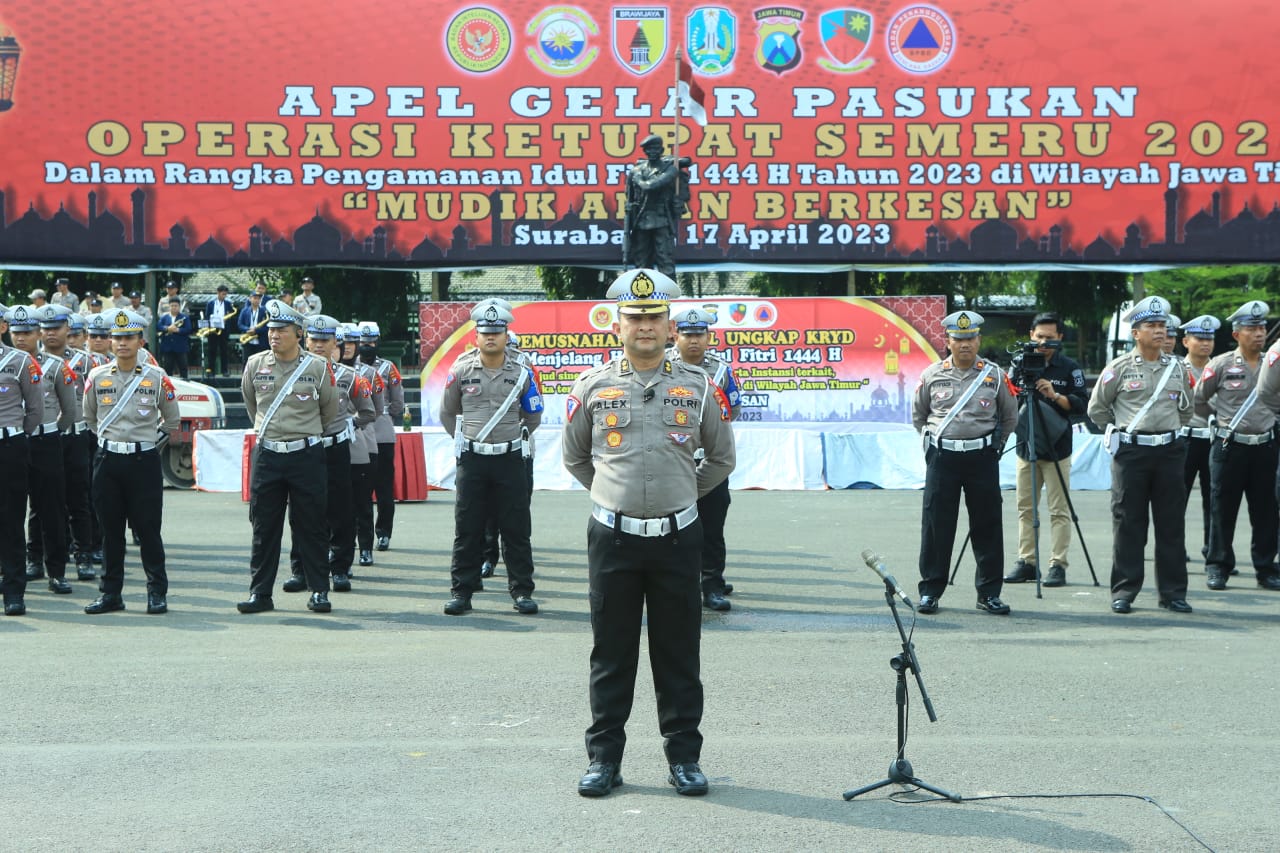 Polda Jatim Siapkan 19. 593 Personil gabungan untuk Ops Ketupat Semeru 2023