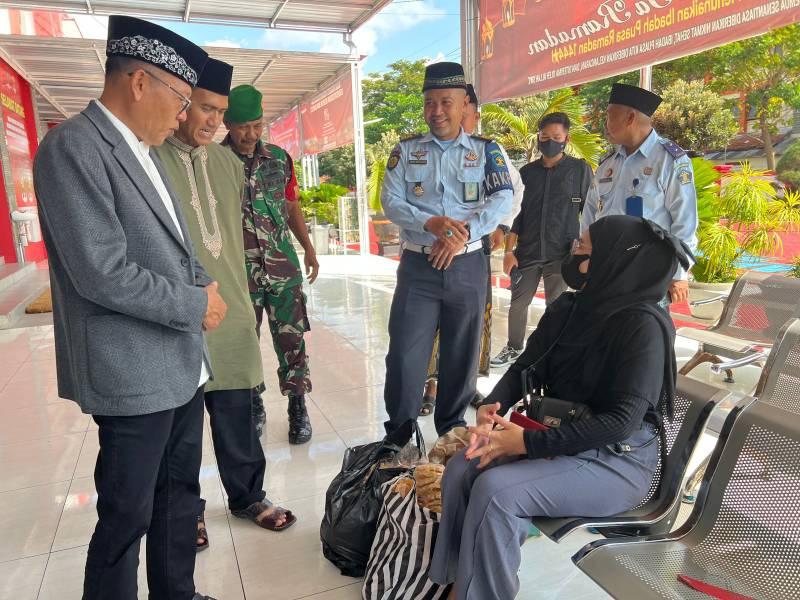 Kunjungan Khusus Idul Fitri bagi WBP Lapas Narkotika Kelas IIA Pamekasan