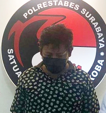 Pengedar Sabu asal Gresik di Polrestabes Surabaya