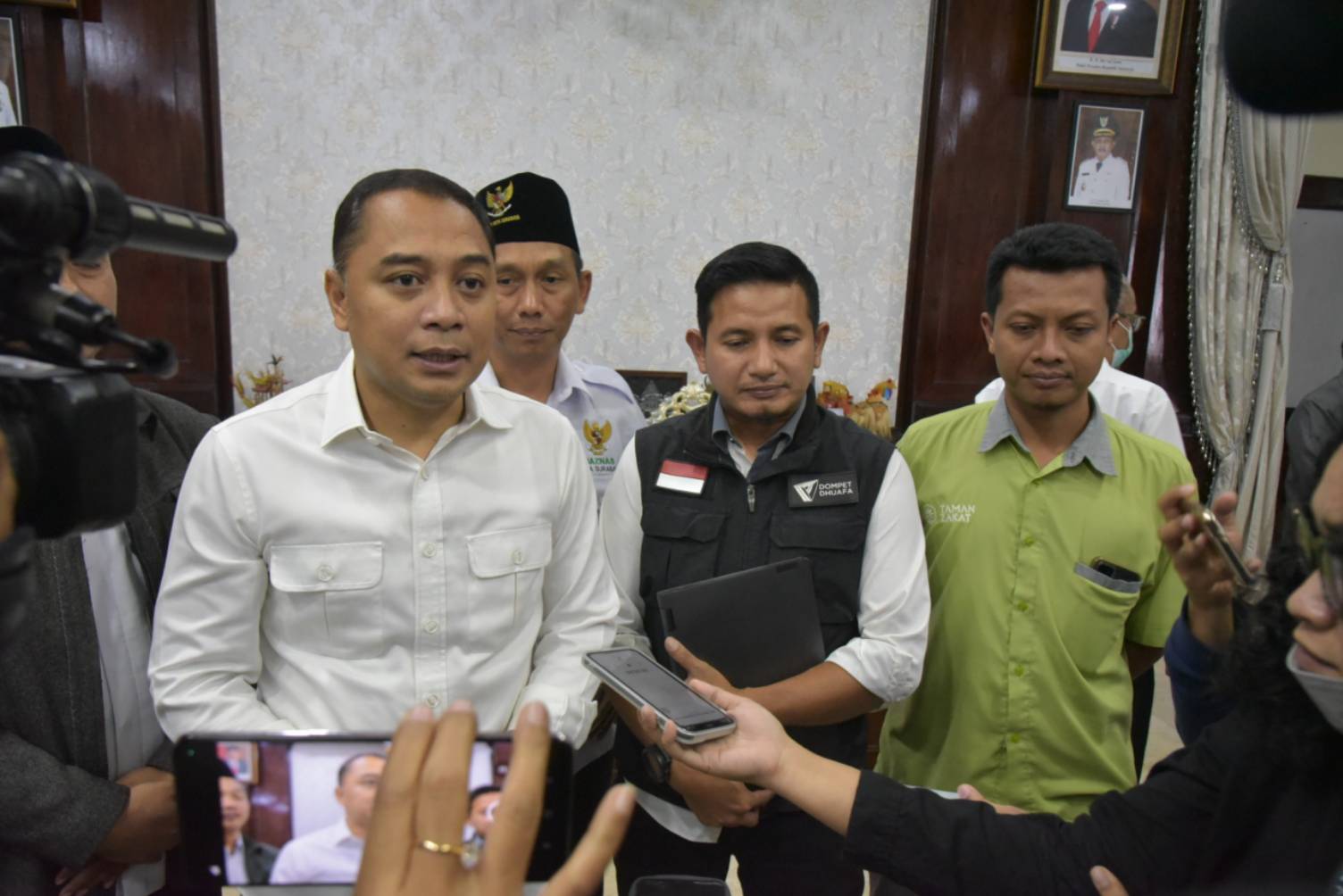 Wali Kota Surabaya Cahyadi menggelar pertemuan dengan Kementerian Agama
