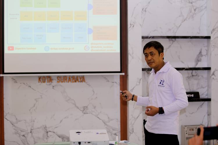 Kepala Dinas Perumahan Rakyat dan Kawasan Permukiman serta Pertanahan (DPRKPP) Kota Surabaya Irvan Wahyudrajad 