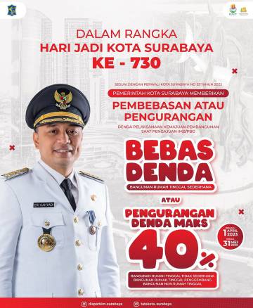 Wali kota Surabaya Eri Cahyadi 