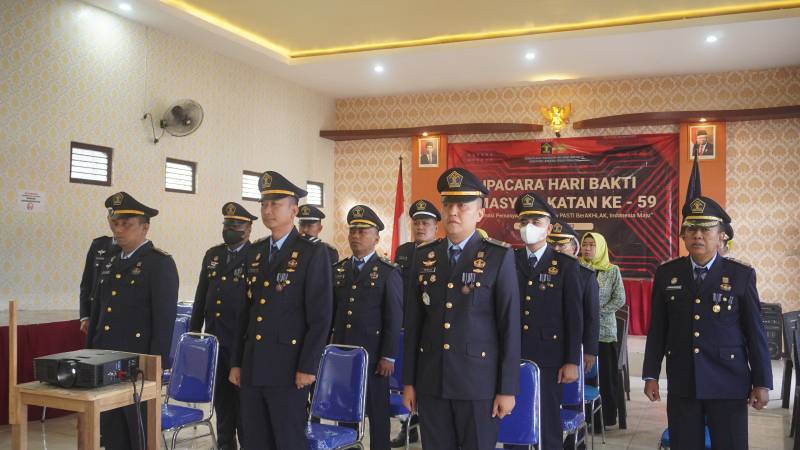 puncak peringatan Hari Bakti Pemasyarakatan (HBP) Ke-59 tahun 2023