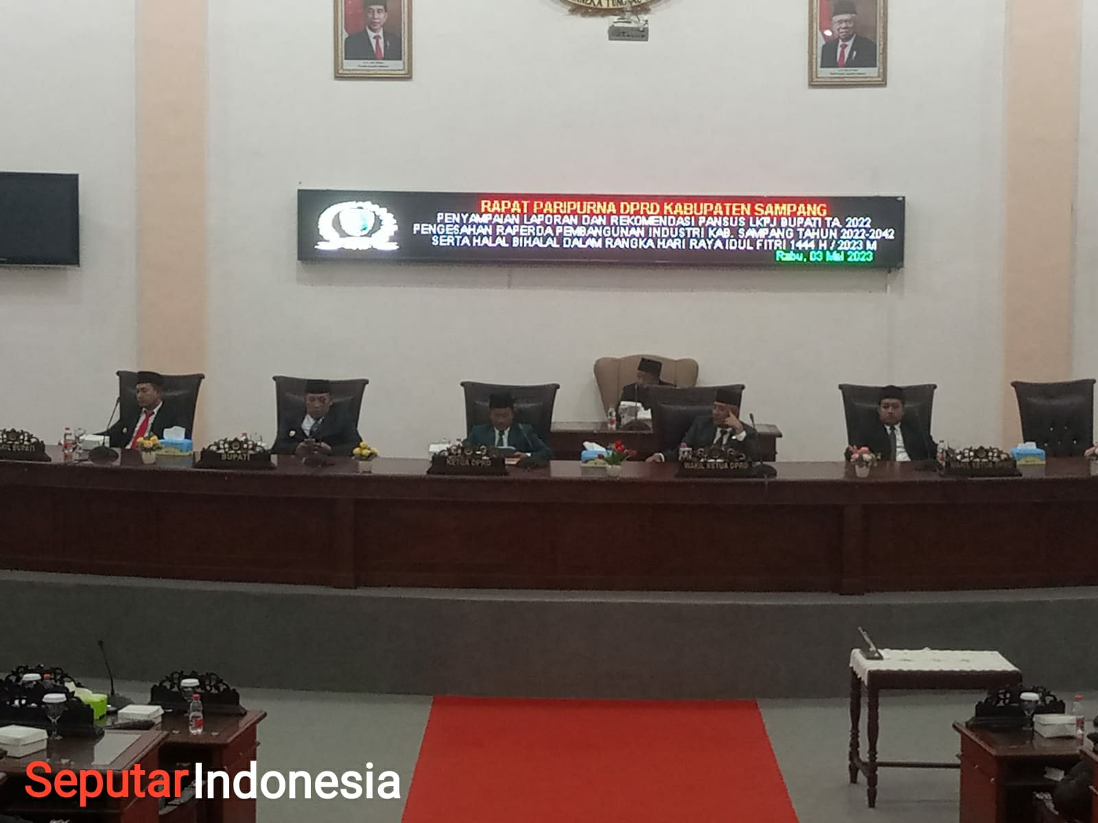 Rapat Paripurna DPRD sampang