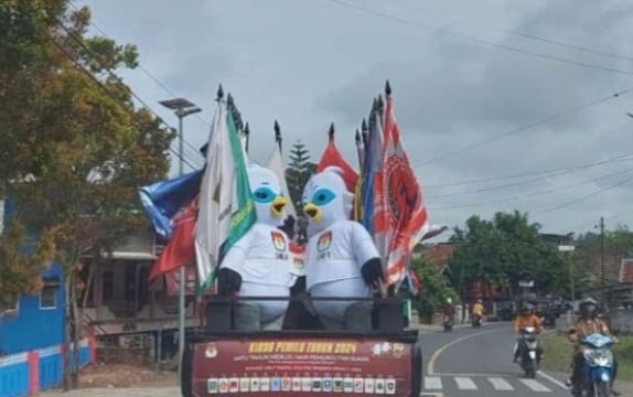 Sosialisasikan Kirab Pemilu Kepada Masyarakat Empat Lawang