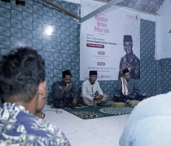 GGN Jatim Dukung Ganjar Gelar Bazaar dan Borong Ikan di Kabupaten Lamongan