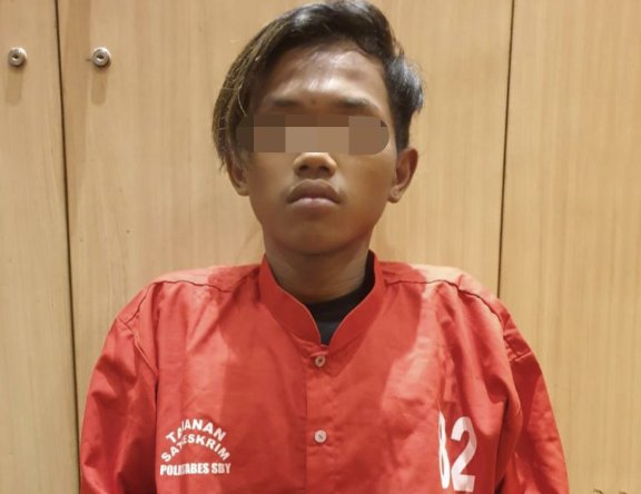 Pelaku pencuri motor di Polrestabes Surabaya 