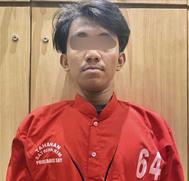 Tersangka pencurian motor yang ditangkap unit Resmob Polrestabes Surabaya