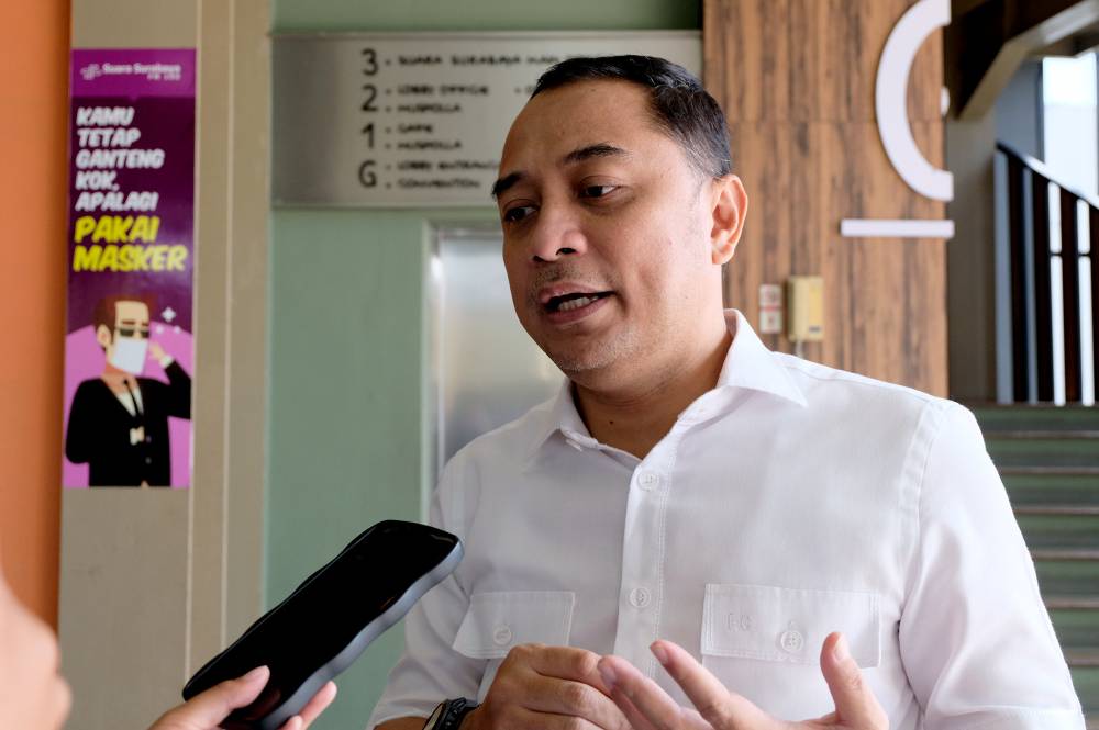 Wali Kota Surabaya Eri Cahyadi 