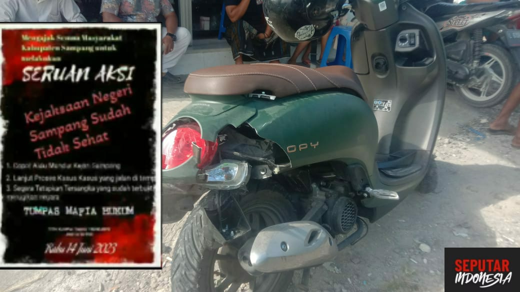 Kecelakaan beruntun kembali terjadi di perempatan JLS Sampang
