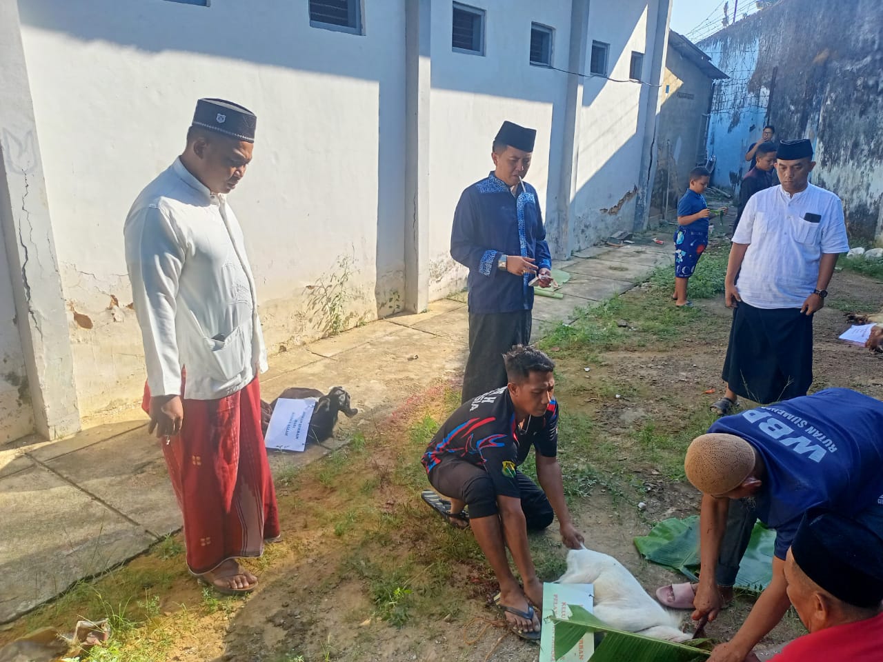 Rutan Sumenep Sembelih Enam Ekor Kambing Qurban