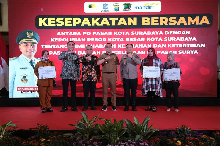 PD Pasar Surya sudah melakukan MoU dengan Polrestabes Surabaya.