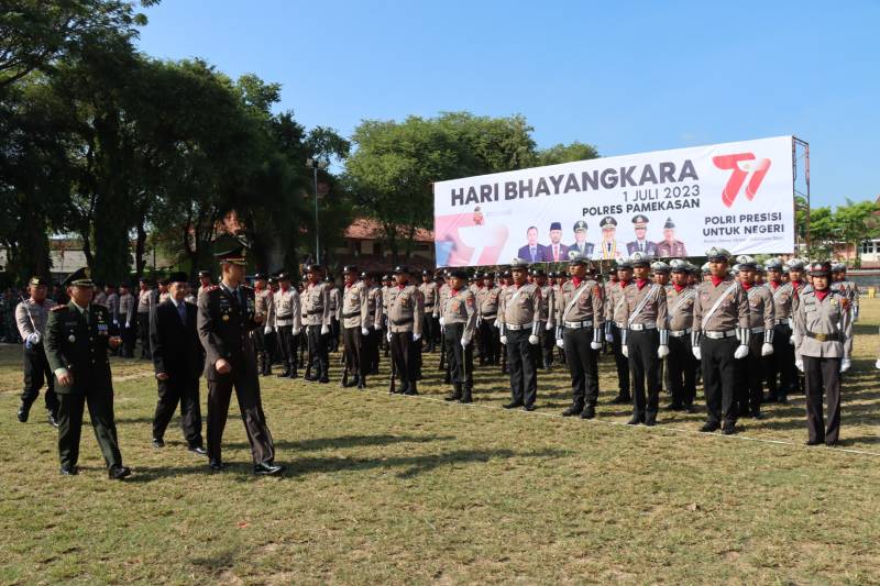 HUT Bhayangkara ke 77 Polres Pamekasan 