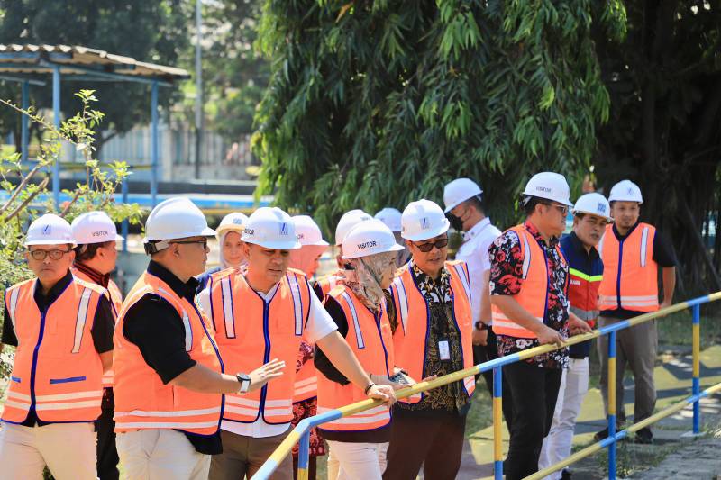 Wali Kota Surabaya Tinjau Pengelolaan Air Limbah Terpadu Kawasan SIER