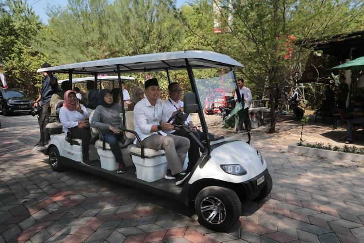 Wali Kota Surabaya Eri Cahyadi Tinjau Mangrove Gununganyar 