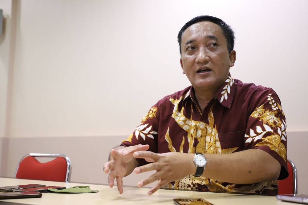 Kepala Dinas Lingkungan Hidup Kota Surabaya Agus Hebi Djuniantoro