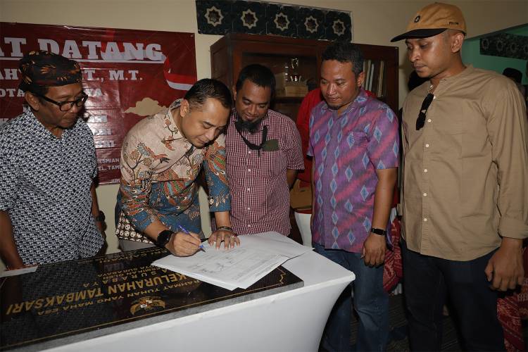 Wali Kota Eri Cahyadi mengatakan, berita acara itu menjadi komitmen bersama antara pemkot dan RT, RW