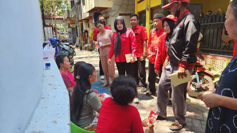 PDIP Surabaya Tancap Gas Gerakan Door To Door Sosialisasi Ganjar Presiden 