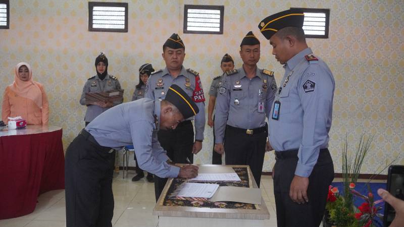 Pelantikan sekaligus Pengambilan Sumpah Jabatan Rutan Sumenep 