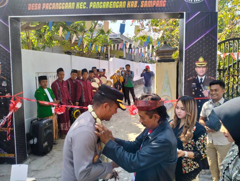 Polres Sampang Resmikan Kampung Bersinar, Tingkatkan Kesadaran Bahaya Narkoba