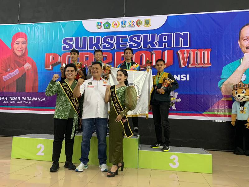 Atlet Muaythai Polres Mojokerto Raih Medali