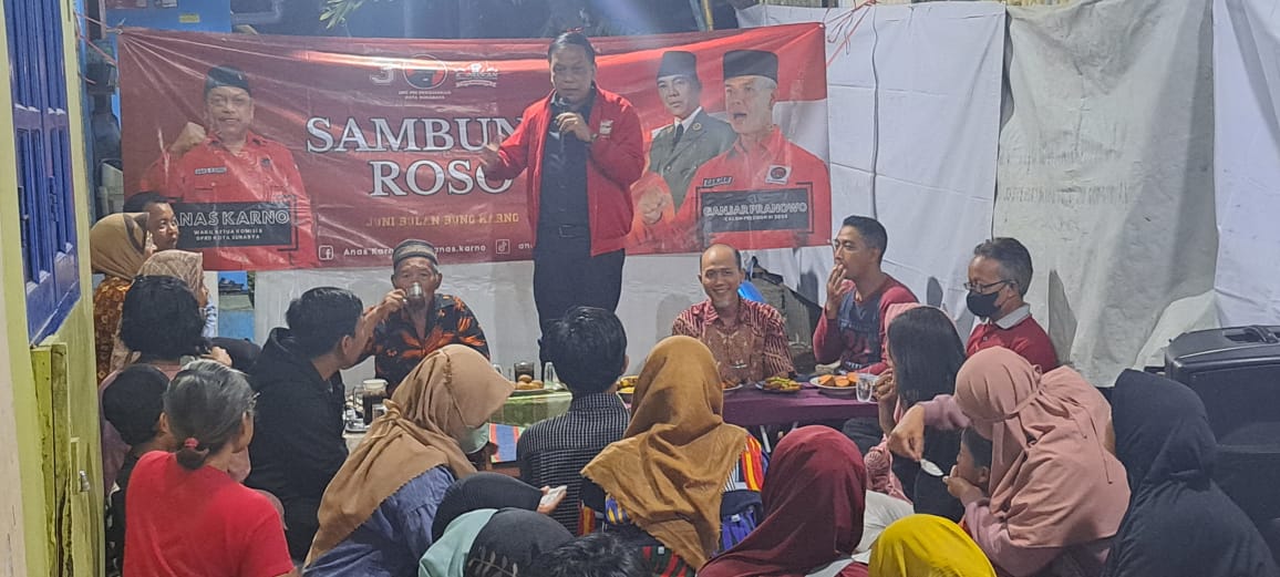 Wakil ketua komisi B DPRD Surabaya Anas Karno Saat Blusukan Dikampung Kalijudan