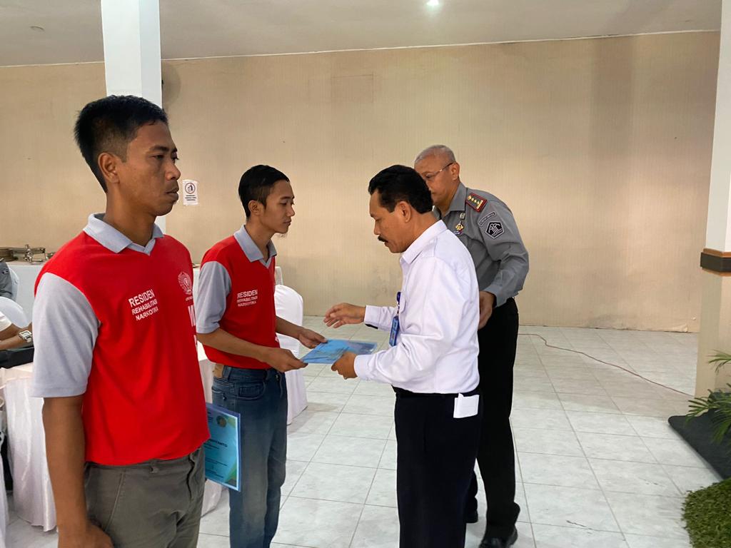 Peserta Program Rehabilitasi Sosial dan Medis Lapas Pamekasan 