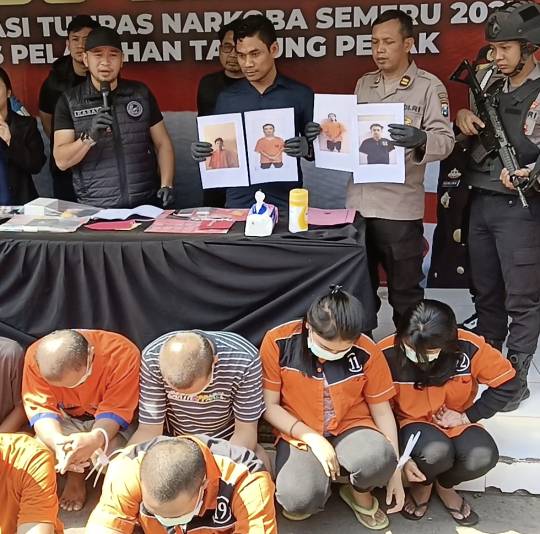 Puluhan Pengedar di Polres Tanjung Perak 